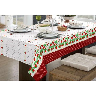 Toalha De Mesa Linhão Rústica Oxford Luxo 4/6/8 Lugares Varias Estampas em Oferta na Shopee