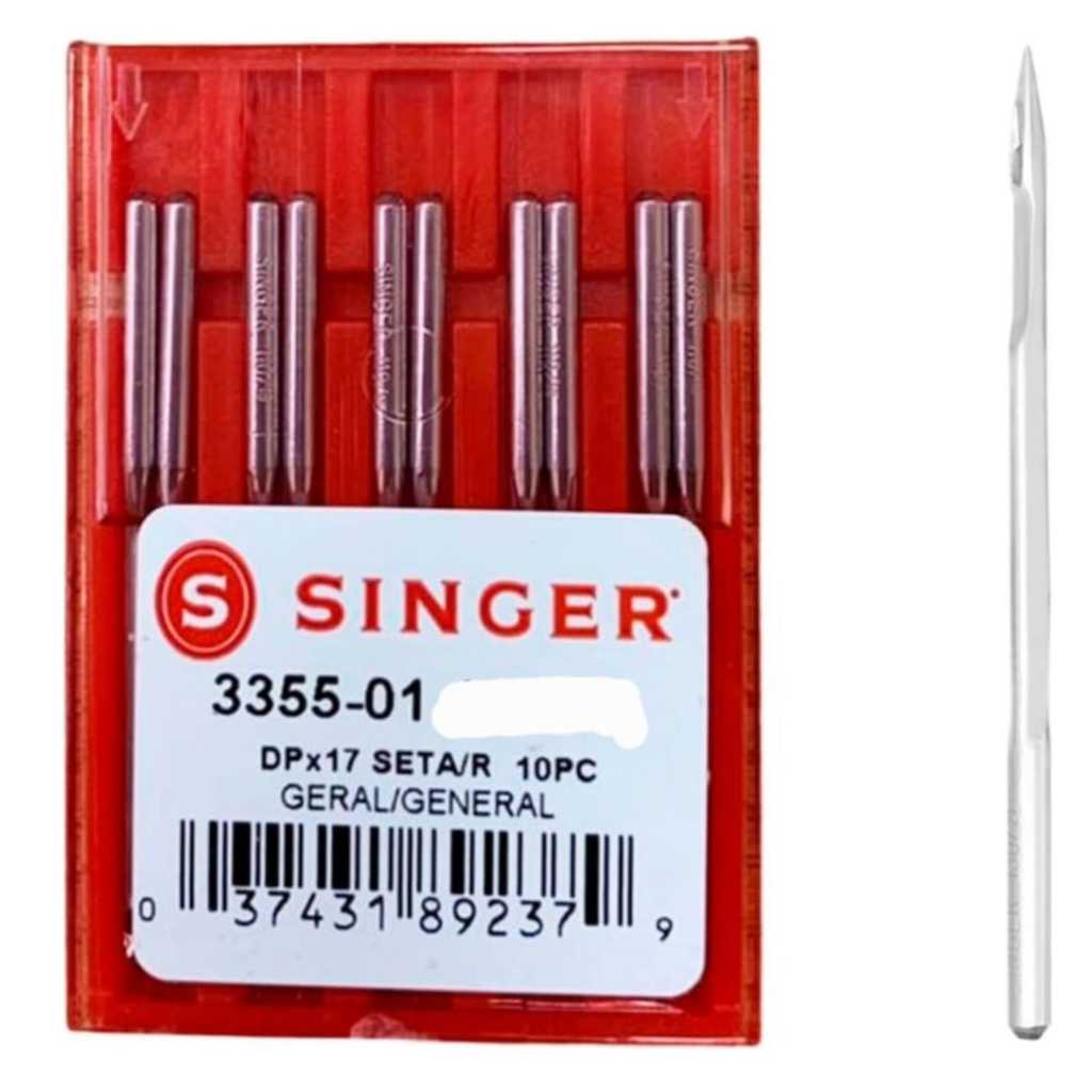 Agulha Singer Industrial 3355 Transporte Duplo/Triplo Travete e Pespontadeira