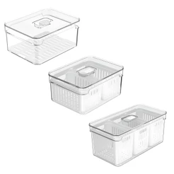 Organizador de Geladeira Porta Saladas Clear Fresh - Ou