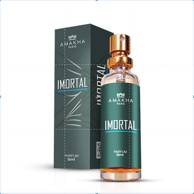 Detalhes do Deo Colônia Masculino Imortal 15ml - Amakha Paris