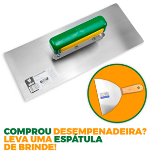 Desempenadeira Aço Inox/Temperado + Espátula 10/12/15CM Compel Para Massa Corrida Texturas Original em Oferta na Shopee