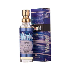 Perfume Feminino World Deo Colônia Alta Fixação 15ml - Perfume de Bolsa Amakha Paris