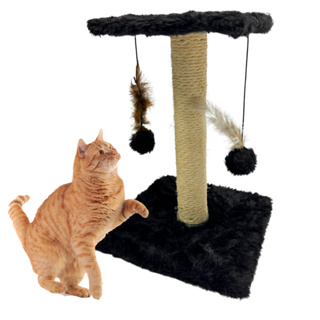 Arranhador Para Gatos Poste Com Corda De Sisal E Brinquedo em Oferta na Shopee