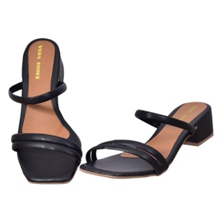 Sandália Tamanco De Salto Calce Fácil Prática Fashionista Estilosa Confortável em Oferta na Shopee