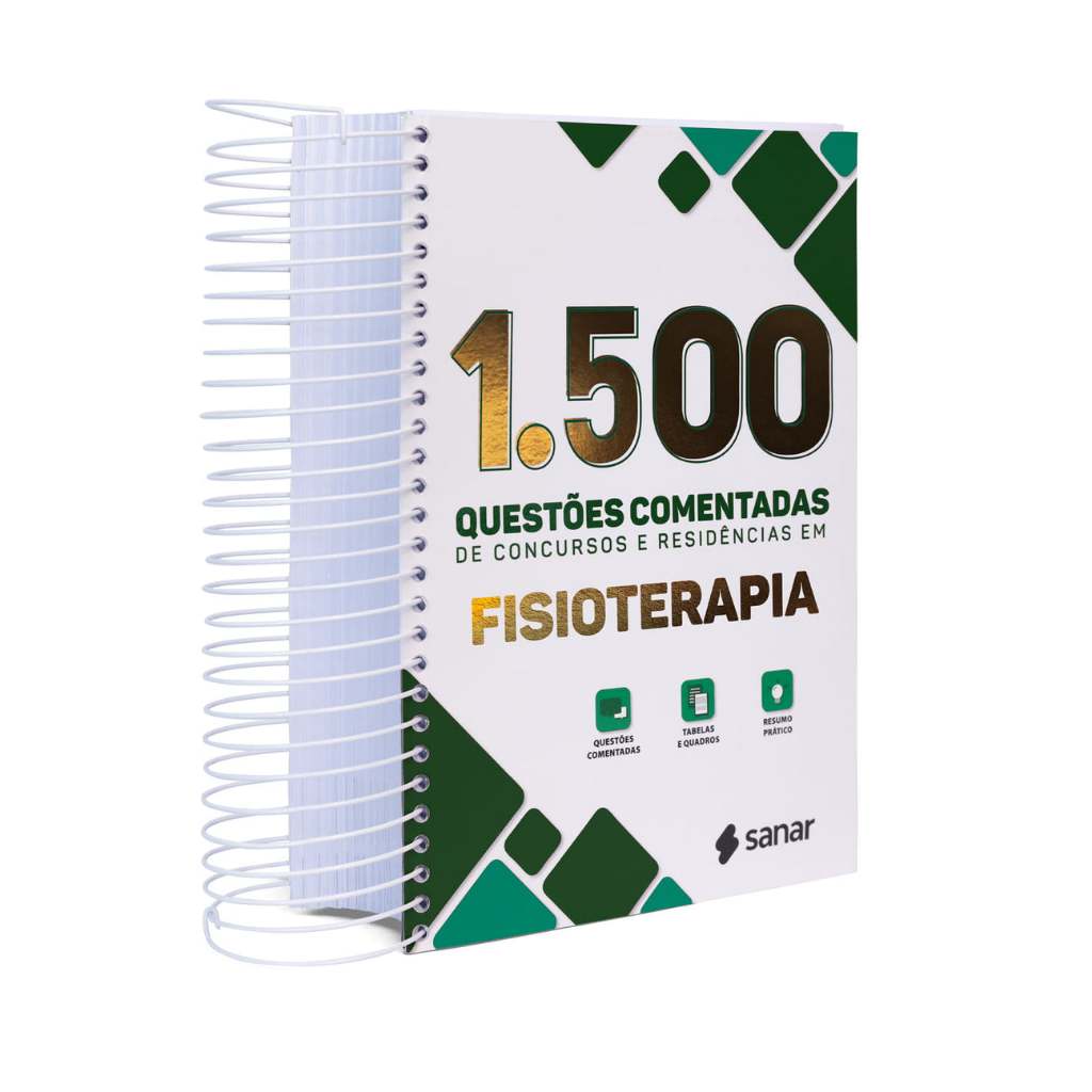 Livro 1.500 Questões Comentadas de Concursos e Residências em FISIOTERAPIA em Oferta na Shopee