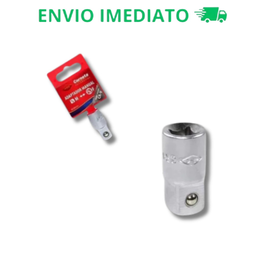 Adaptador De Soquete Manual 1/2 (macho) 3/8 (femea) - Corneta