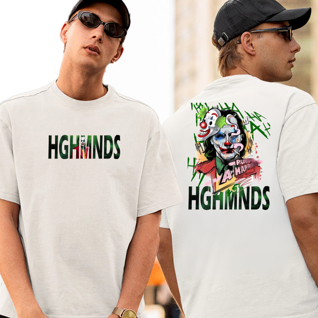 Camisa Camiseta Oversized Premium Lançamento Confortável Estilo Streetwear Despojado Coringa Joker