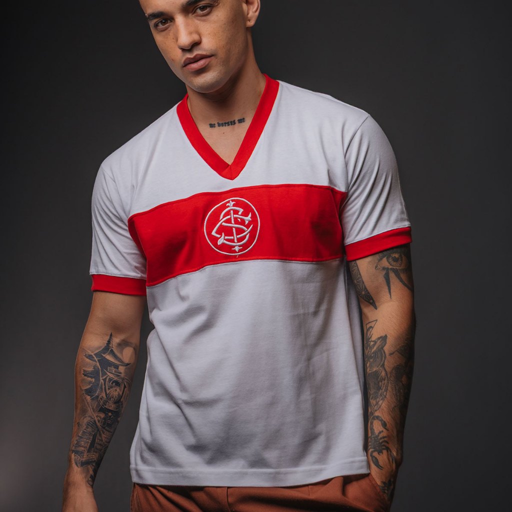 Camisa Internacional Retrô 1973 Branca Masculina Oficial