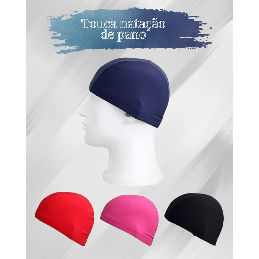 Touca Para Natação E Hidroginástica Jovem E CRIANÇAS Unisex/Praia Piscina em Oferta na Shopee