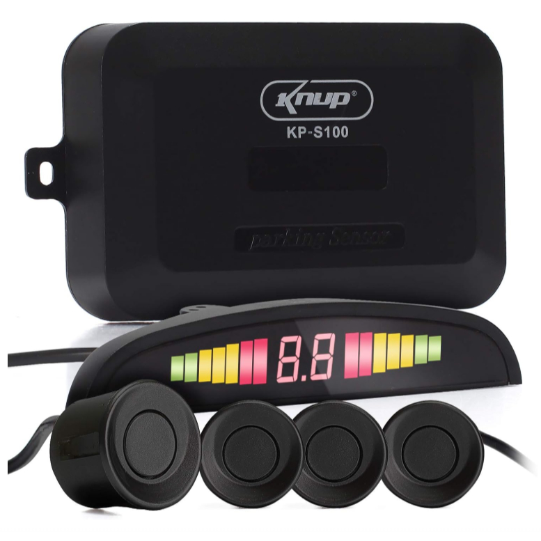 Sensor De Estacionamento, Ré com 4 Pontos Universal c/ Sensor De Presença Para Carro Knup- KP-S100