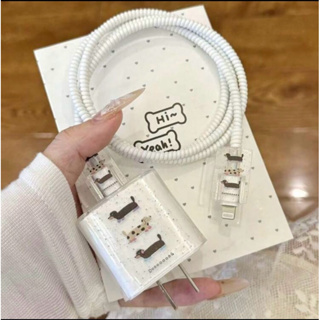 Capinha Carregador iPhone 18w 20w com proteção de cabo 5 pcs em Oferta na Shopee