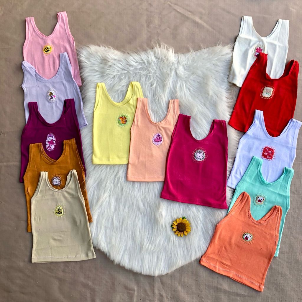 Camiseta bebê Menina Regata Infantil Menino Recém Nascido Roupas de Bebê Kit Com 3 em Oferta na Shopee