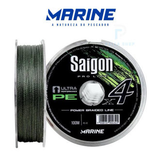 Linha de Pesca Multifilamento Saigon x4 PE Max - Marine Sports - Medidas 0.15 / 0.20 / 0.24 / 0.28 / 0.33 e 0.37mm em Oferta na Shopee