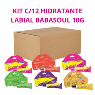 Kit com 12 Hidratante Labial Babasoul 10g  Soul Cosméticos em Oferta na Shopee