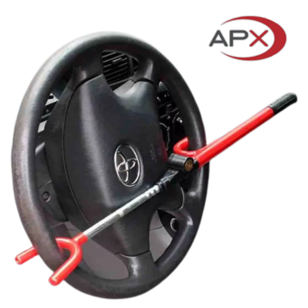 TRAVA DE SEGURANÇA DE VOLANTE ANTI FURTO VEÍCULO UNIVERSAL em Oferta na Shopee