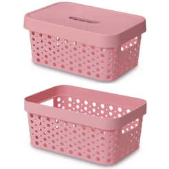 Cesto Organizador 4,5 Litros Caixa Organizadora 26x19x12 Cesta Multiuso