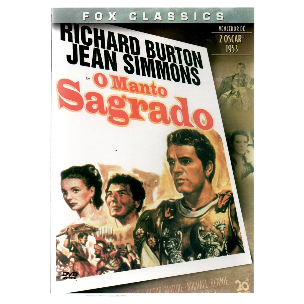 Dvd O Manto Sagrado - Richard Burton/ Jean Simmons