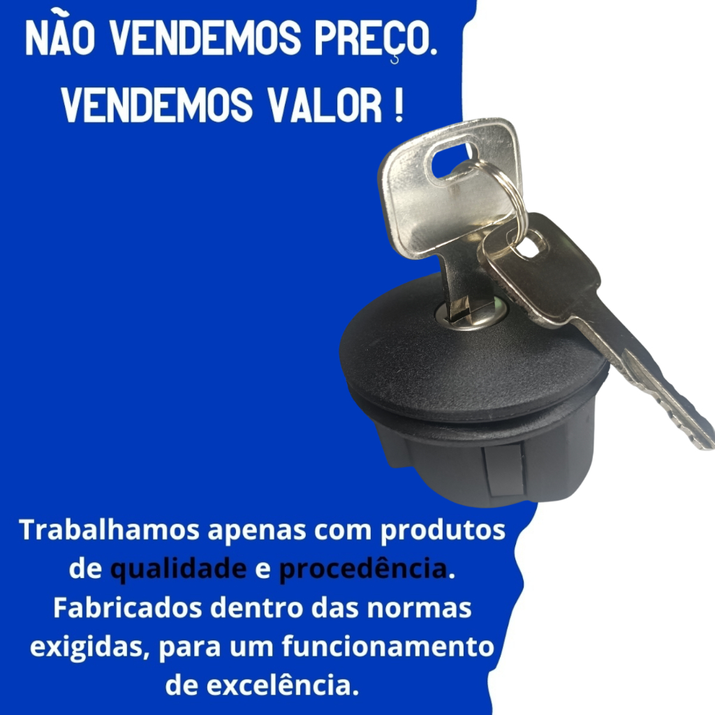 Detalhes do Tampa de Tanque Combustível Chave Vedada Uno1991 1992 1993 1994 1995 1996 1997 1998 1999 2000 2001 2002 Até 2009 Troller