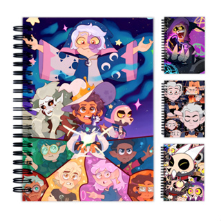 Caderno/Bloquinho The Owl House A Casa da Coruja, Titan Luz, King Clawthorne, Hunter em Oferta na Shopee