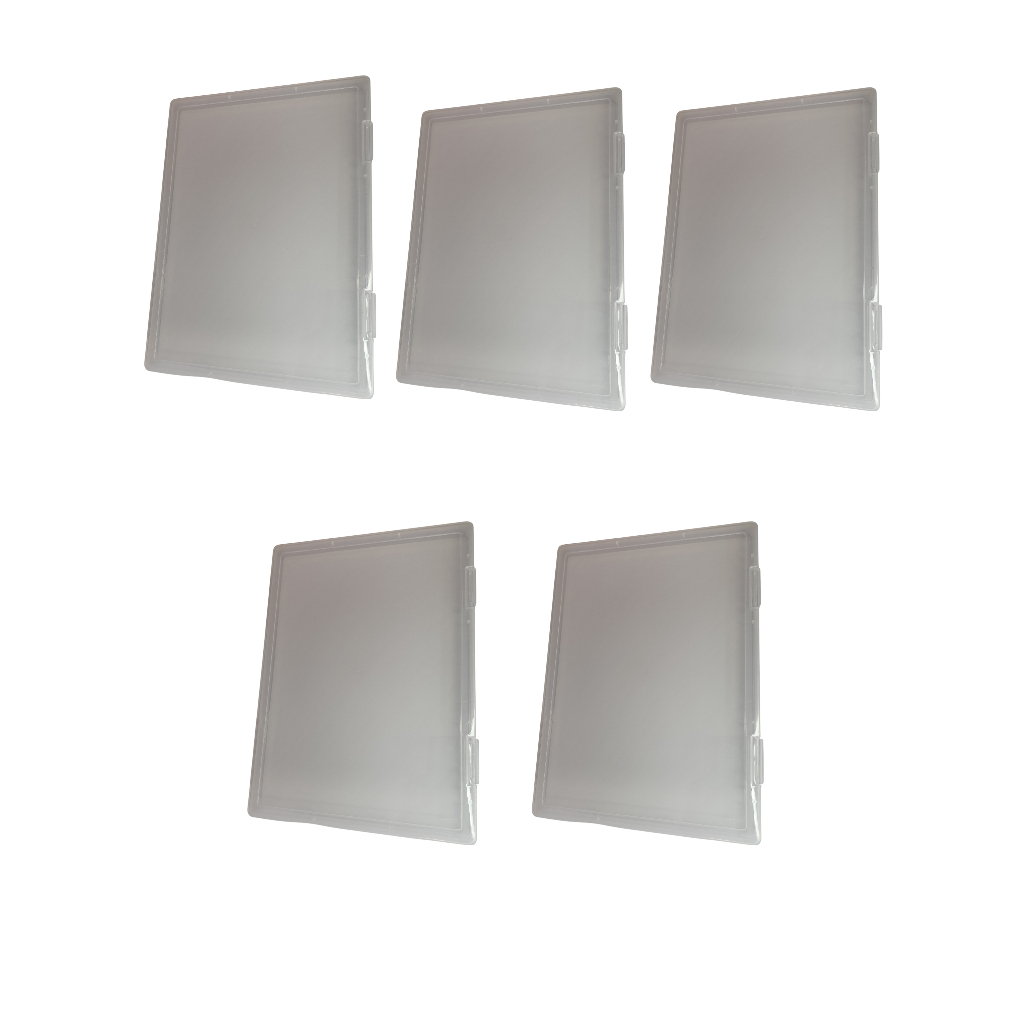 Pasta Plástica Rígido A4 Transparente Guarda Documentos 5 Un em Oferta na Shopee