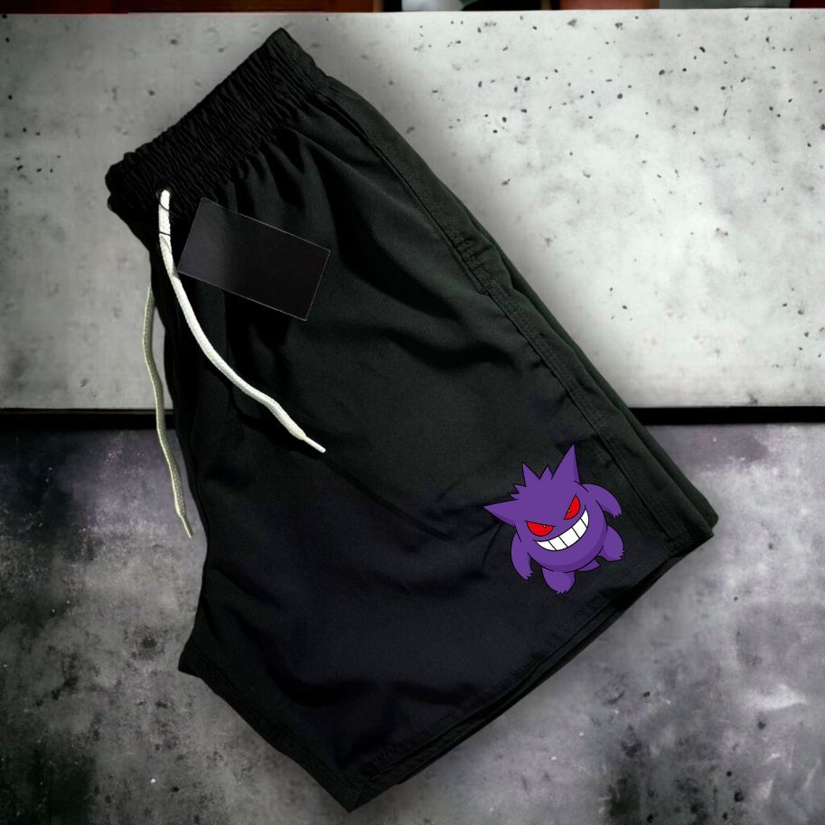 Bermuda Shorts Masculino Mauricinho Modelo PKM ROXO 01 Design Esportivo Academia
