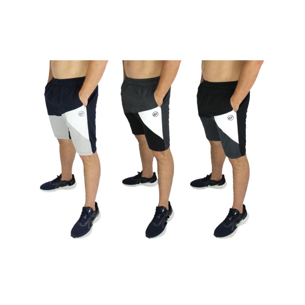 Kit 10 Bermuda Masculina Moletoma 3 Cores Bolsos fundos Academia Treino Passeio Revenda