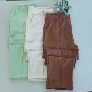 Calça Alfaiataria Feminina Plus Size Social G1 G2 G3 em Oferta na Shopee