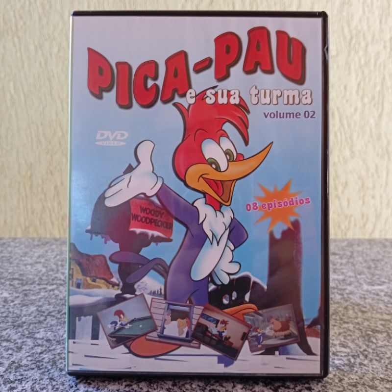 DVD original "Pica-Pau e seus Amigos volume 2"