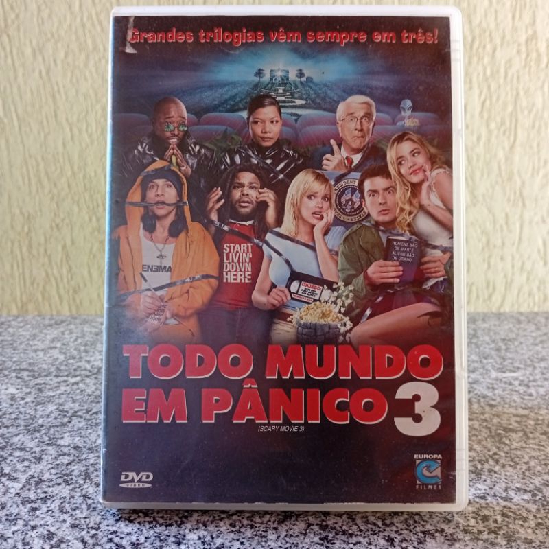 DVD original "Todo Mundo em Pânico 3"