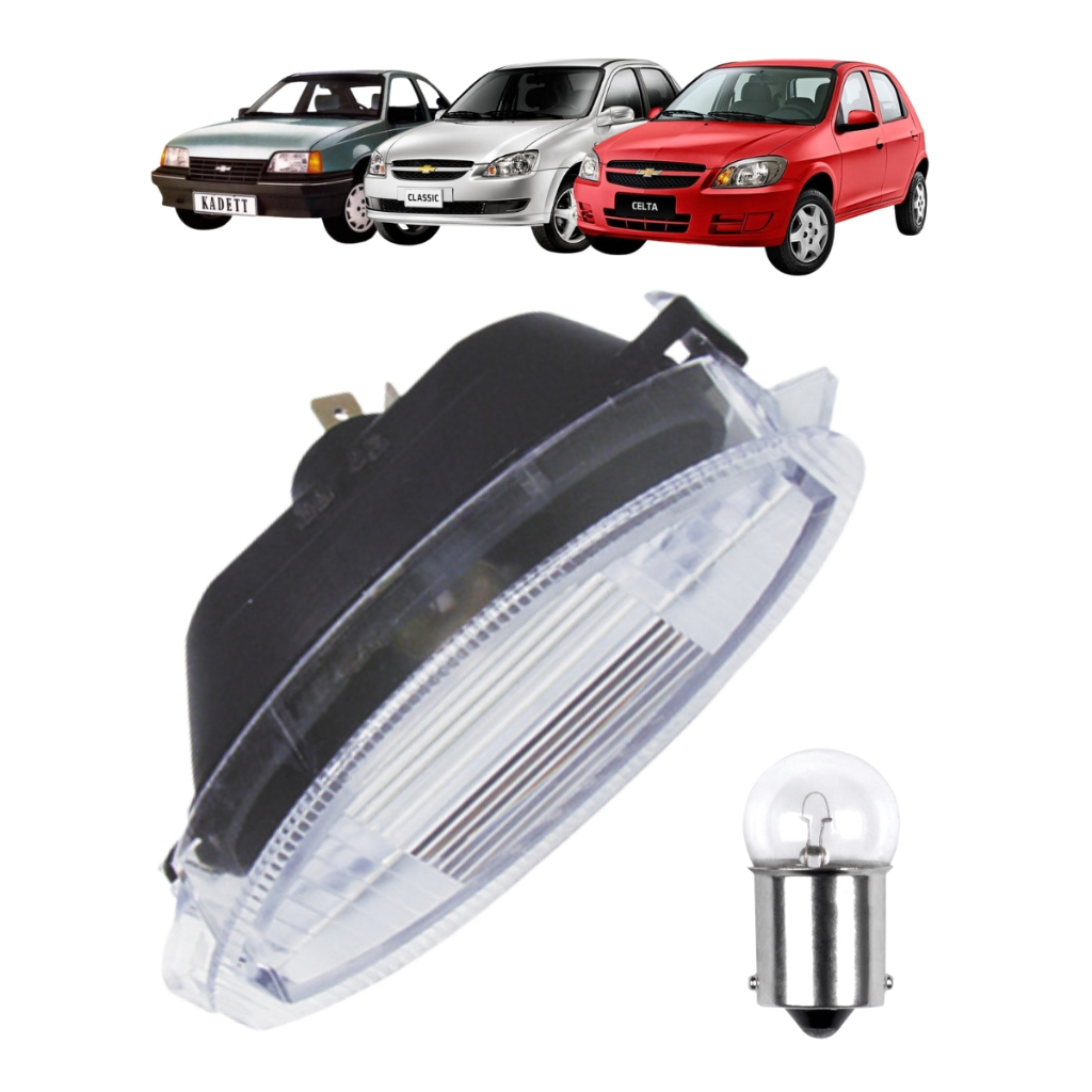 Kit Lanterna De Placa Celta/Classic/Corsa + Lâmpada 67 em Oferta na Shopee