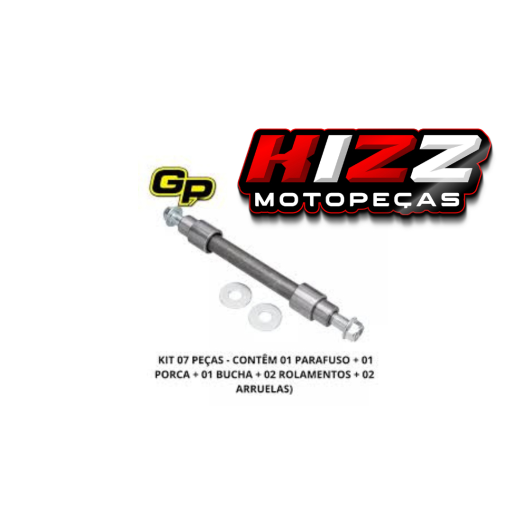 Kit Completo 7 Peças de Bucha Balança GP7 Fazer 250 06/17 - Spare Parts and Accessories for Vehicles