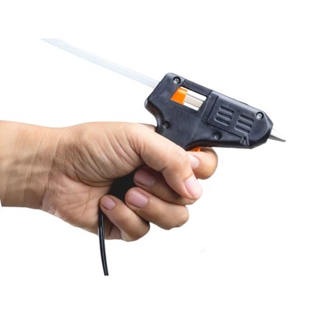 pistola Aplicador para Cola Quente Bastão Refil 20W