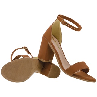 Sandália Salto Alto Saltinho Feminino Shekinah Coleção Lançamento Confortável Moda Festa Estilosa em Oferta na Shopee