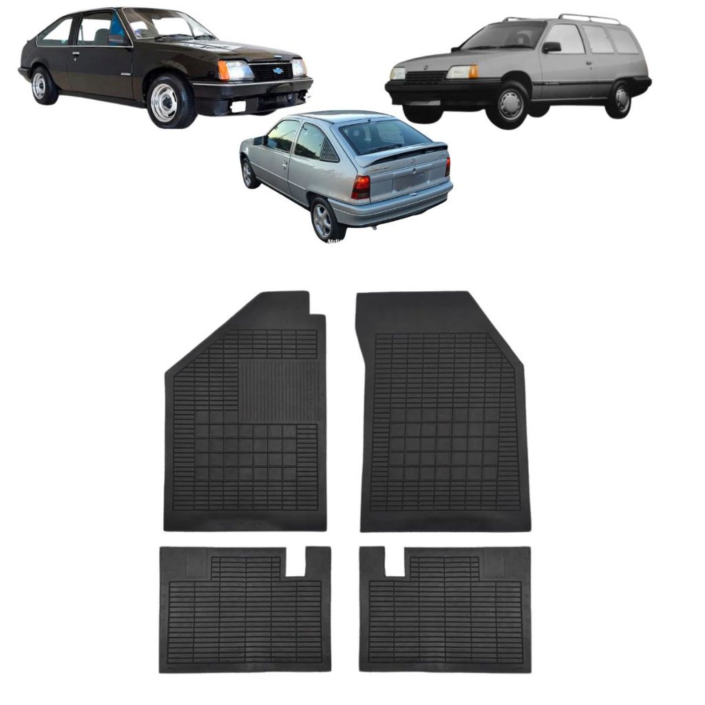 JOGO TAPETE DE BORRACHA MONZA 82/96 KADETT 89/98 IPANEMA 89/98 – Car Floor em Oferta na Shopee