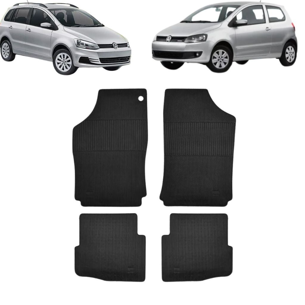 JOGO TAPETE DE BORRACHA FOX 03/19 CROSSFOX 05/10 SPACEFOX 06/19 – Car Floor em Oferta na Shopee