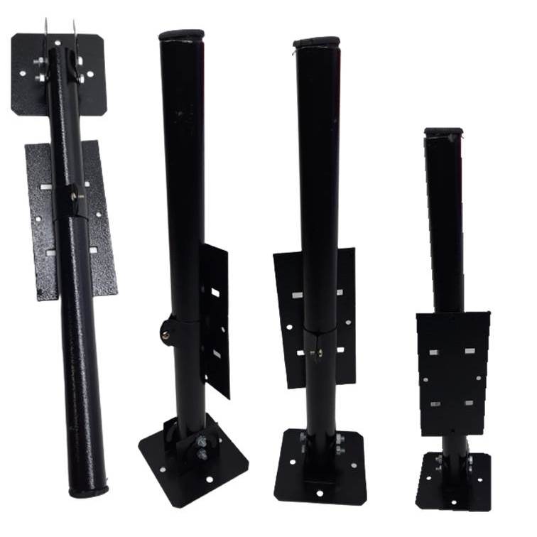 kit 6 peças: Suporte Articulado para Câmera de Segurança e Monitoramento Cftv Infra Sensor barreira 40 cm ou 75cm