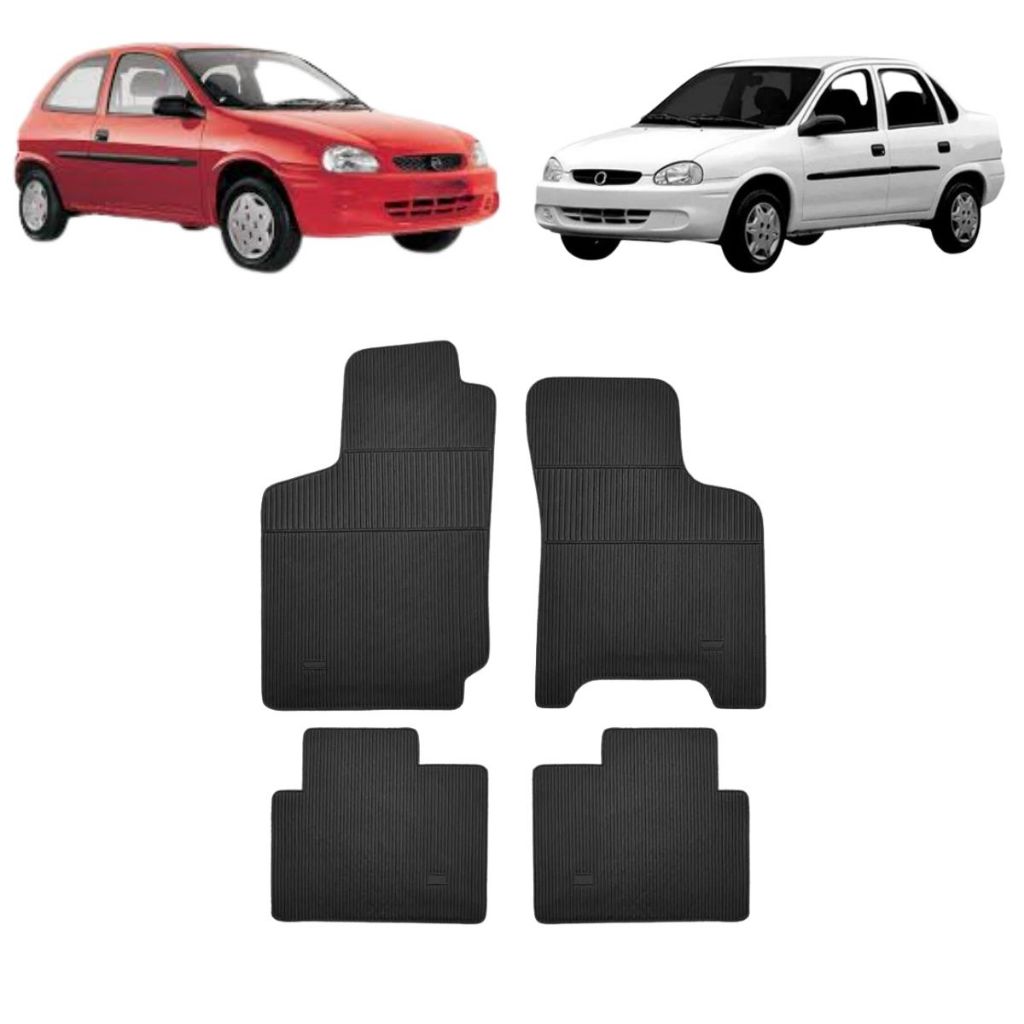 JOGO TAPETE DE BORRACHA CORSA / CORSA CLASSIC 95/09  – Car Floor em Oferta na Shopee