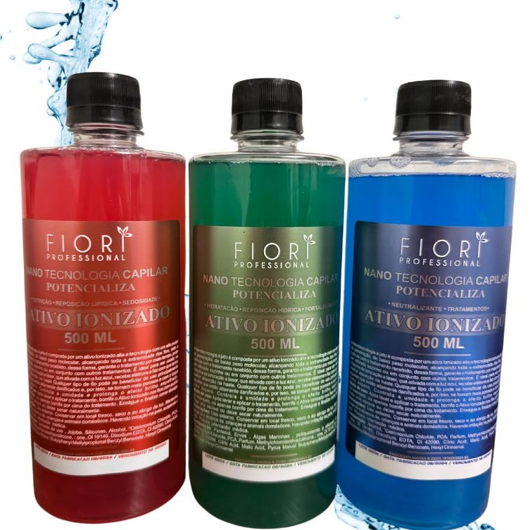 nanotecnologia capilar a jato ionizado 500ml