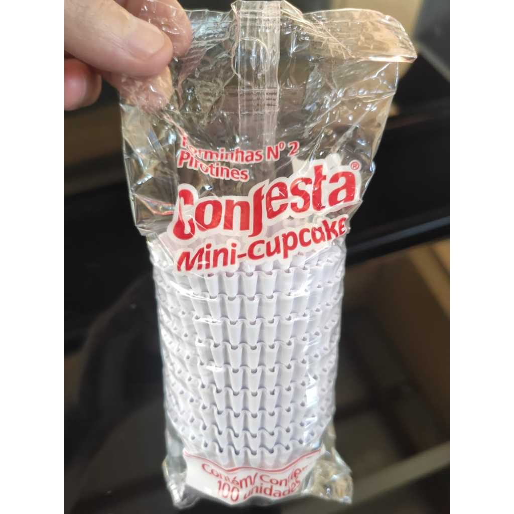 Forminha Confesta Branca n°2 - Mini Cupcake 100 Unidades em Oferta na Shopee