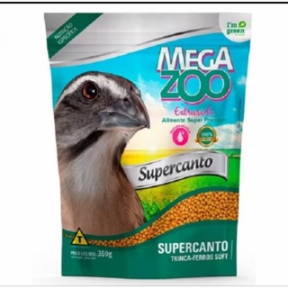 Ração Megazoo Trinca ferro Soft - Super canto 350gr em Oferta na Shopee