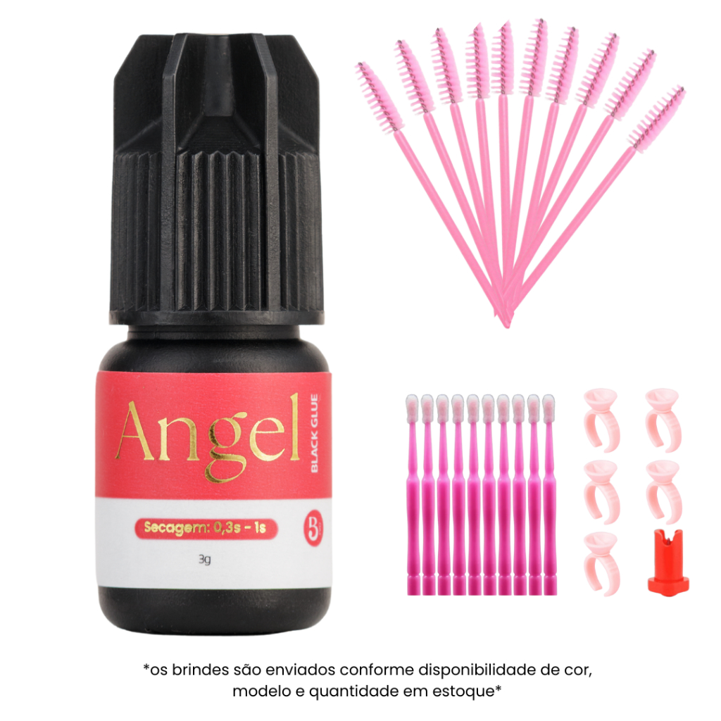 Cola para Extensão de Cílios Angel Beautify Pro 3g: Secagem em 1s | Retenção 9 Semanas em Oferta na Shopee