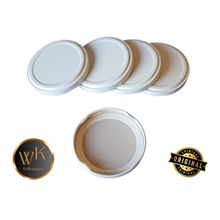 200 Un. Tampa de Metal P/Vidro de Conserva - Diâmetro 74mm em Oferta na Shopee