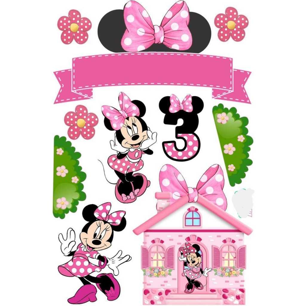 Topo de bolo - Minnie em Oferta na Shopee