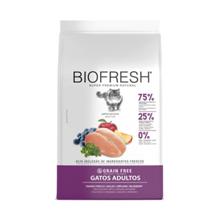 Ração Biofresh Gatos Adultos Sabor Frango 7,5kg em Oferta na Shopee