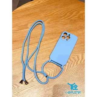 Capinha com Cordão Lisa capa para com suporte de pescoço para iphone aveludada por dentro 12/13/11/14/14pro/15promax/16 em Oferta na Shopee