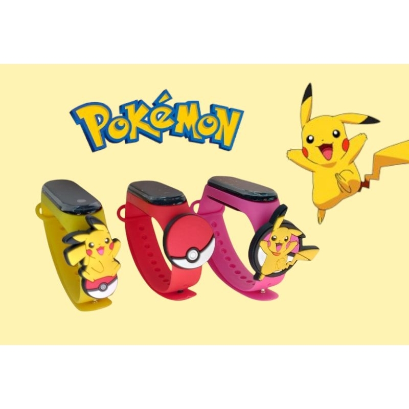 Relógio infantil digital LED/Pikachu/relógio pikachu/relógio pokemon/relógio infantil/lembrancinhas
