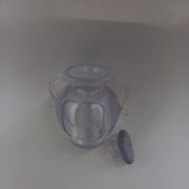 Botija Transparenre com alça Pct Com 50 vaso acrilico transparente