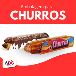 100 Caixa Caixinhas para Churros em Oferta na Shopee