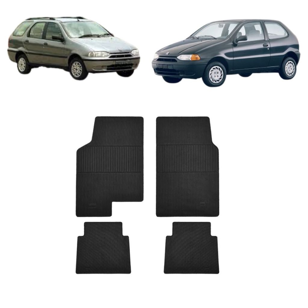 JOGO TAPETE DE BORRACHA SIENA 97/00 PALIO / PALIO WEEKEND 96/00 – Car Floor em Oferta na Shopee