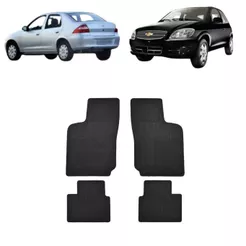 JOGO TAPETE DE BORRACHA CELTA 01/16 AGILE 10/13 PRISMA 07/12 Car Floor